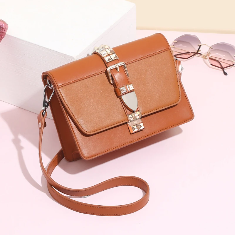 TangDe Rockstuds Glam два съемных ремешка Женщина Кроссбоди кошелек Мода Handbg