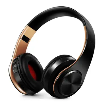 

HIFI stereo earphones bluetooth headphone music headset FM and support SD card with mic for mobile xiaomi iphone sumsamg tablet
