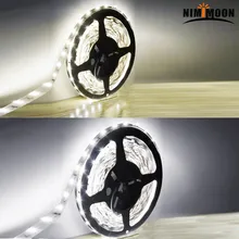 5 м 300 светодиодный светильник полосы дневные ходовые огни 12V белый/теплый WhiteSticky лента 2835 Водонепроницаемый шкаф Кухня светильник Инж