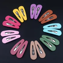 Macarons геометрические заколки Южная Корея тусклый полированный акриловый боковой зажим женские рубленые заколки для волос детские яркие цвета BB C