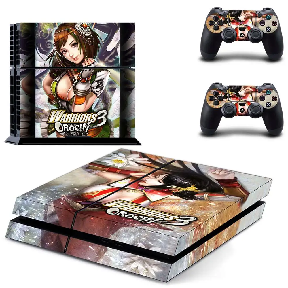 Warriors Orochi 3 наклейка для PS4 PS 4 Vinly наклейка игровая станция 4 наклейки Pegatinas Adesivo для консоли playstation 4 и 2 контроллера