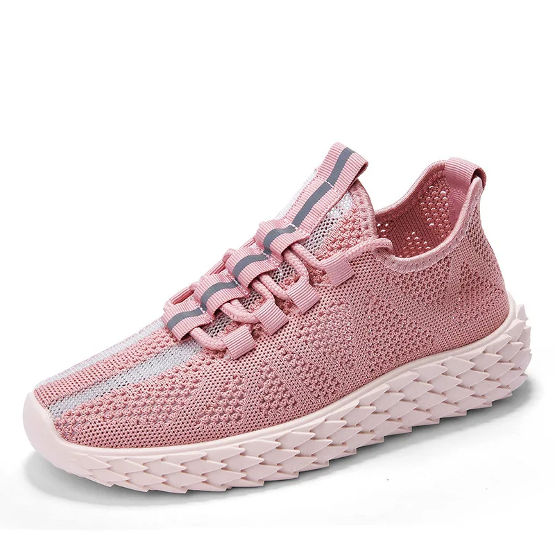 

2019 Summer New Style Women's Fly Woven Athletic Shoes Korean-style Catwalks Coconut Shoes Little Hedgehog Wisdom Smoked Casual