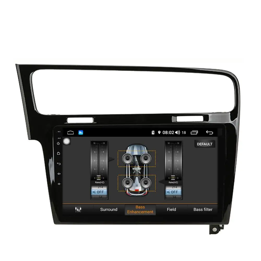 Clearance COIKA 10.1" Android 8.0 Car Multimedia Player Touch Screen For Volkswage GOLF 7 2013-2017 GPS Navi BT WIFI RDS SWC 1+16G RAM 2