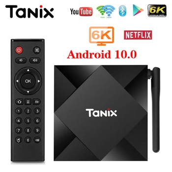 

Tanix TX6S Smart TV Box Android 10.0 Allwinner H616 Quad Core 6K H.265 Dual Wifi Media Player Youtube Netflix IPTV Set Top Box