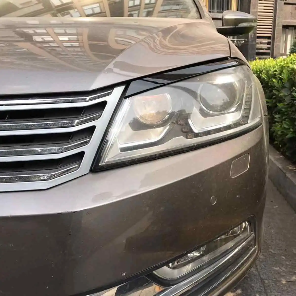 Пианино черный для Volkswagen VW Passat B7 2010 2014 автомобильная фара свет веко брови