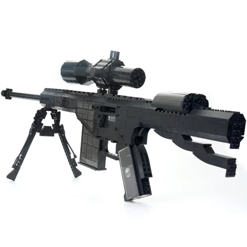 

AUSINI Plastic Building Blocks Assembled Assault Rifles Military Children's Educational Toys