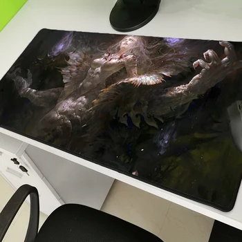 

Yuzuoan Wallpaper Fantasy Art Game Machine Computer Mousemat Keyboard Durable Rubber Non-slip Lockedge Mouse Pad Large Size Hd