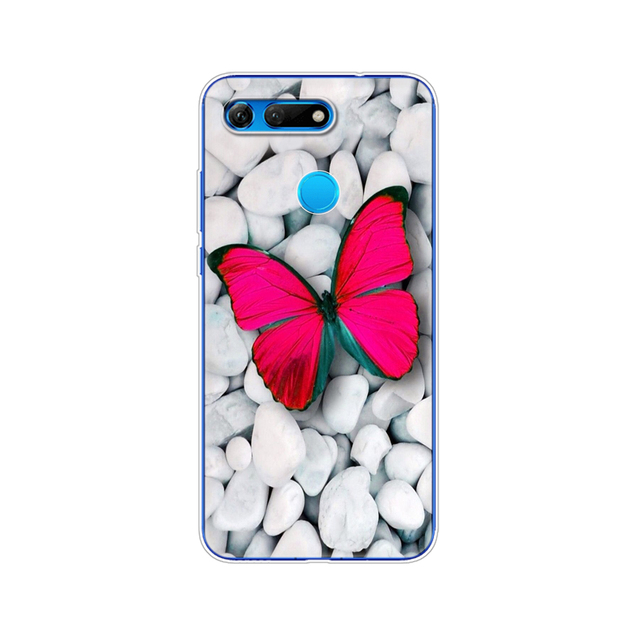 for Honor View 20 V20 Case TPU Funda Soft Silicone Cover For Honor V20 Capa Cute Animal pattern Silicone Phone