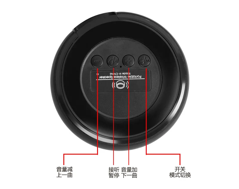 Bluetooth динамик с браслетом портативная карта тяжелый сабвуфер мобильный телефон Спорт на открытом воздухе Мини Bluetooth EY272