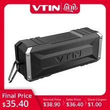 VTIN Punker Portable Wireless Bluetooth Speaker 20W Output Dual 10W Drivers Outdoor Waterproof Speaker with Mic