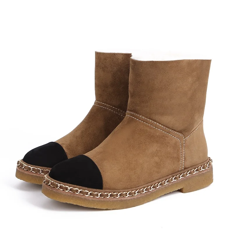 Новинка 2019 года botte femme hiver buty damskie laarzen dames зимние ботинки женские на меху| |