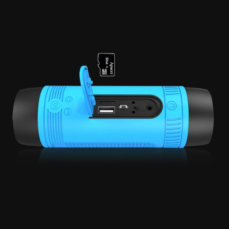 Уличный фонарик, музыкальный динамик для Bluetooth, велосипедный фонарь, лампа для кемпинга, портативная Пылезащитная беспроводная звуковая коробка