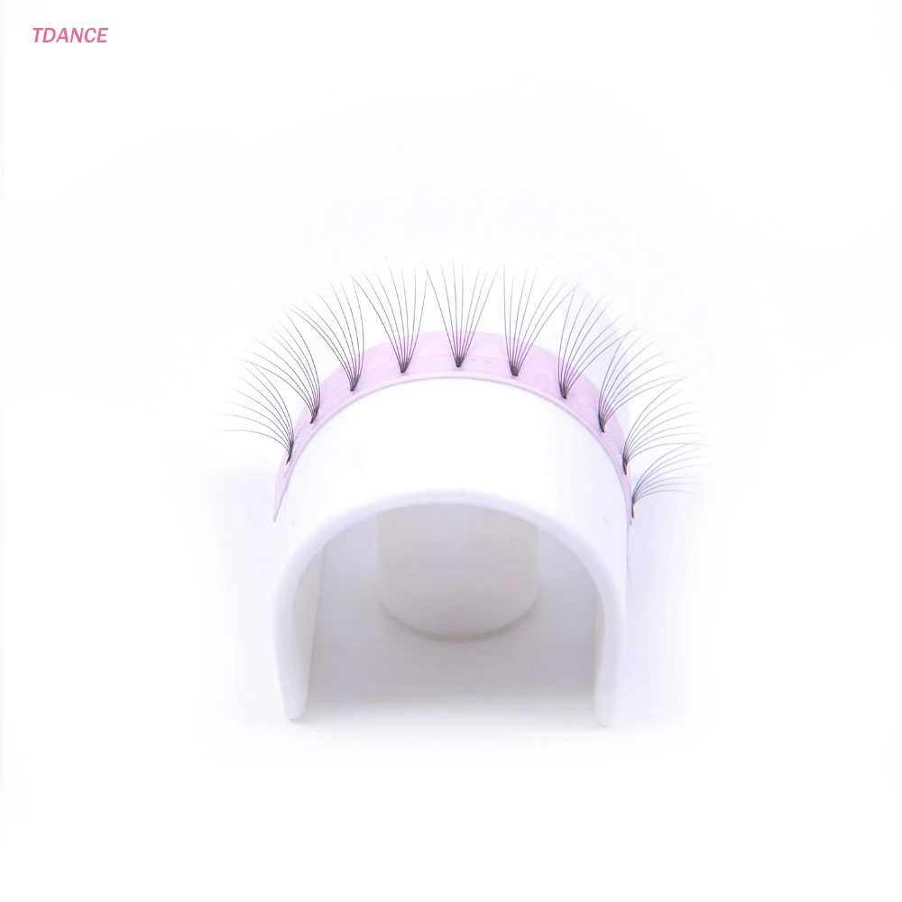 TDANCE короткие Стволовые предварительно сделанные веера ресницы 3d/4d/5d/6d/7d русский объем наращивание ресниц из искусственной норки макияж инструменты мягкие