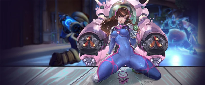 Печать Искусство FPS игра Overwatch печать плаката D. Va Widowmaker Tracer печать плаката на холсте Печать Overwatch сексуальная девушка печать живопись - Цвет: As the pic