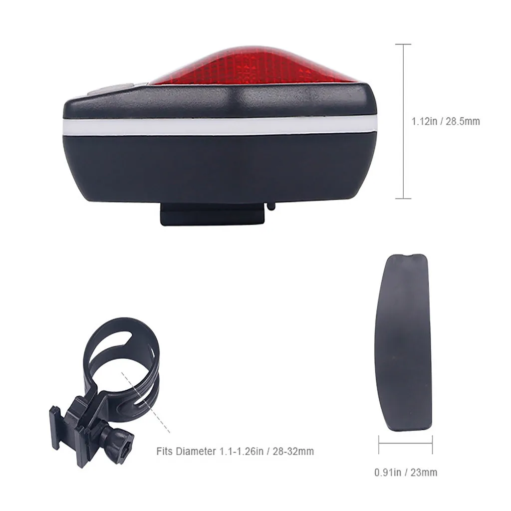 Best LED Bike Tail Light Bicycle Safety Cycling Warning Rear Lamp Night Riding Tool Red Blue Dimming Mode 5 Modes Plastic #PEX 5 Best LED Bike Tail Light Bicycle Safety Cycling Warning Rear Lamp Night Riding Tool Red Blue Dimming Mode 5 Modes Plastic #PEX 5