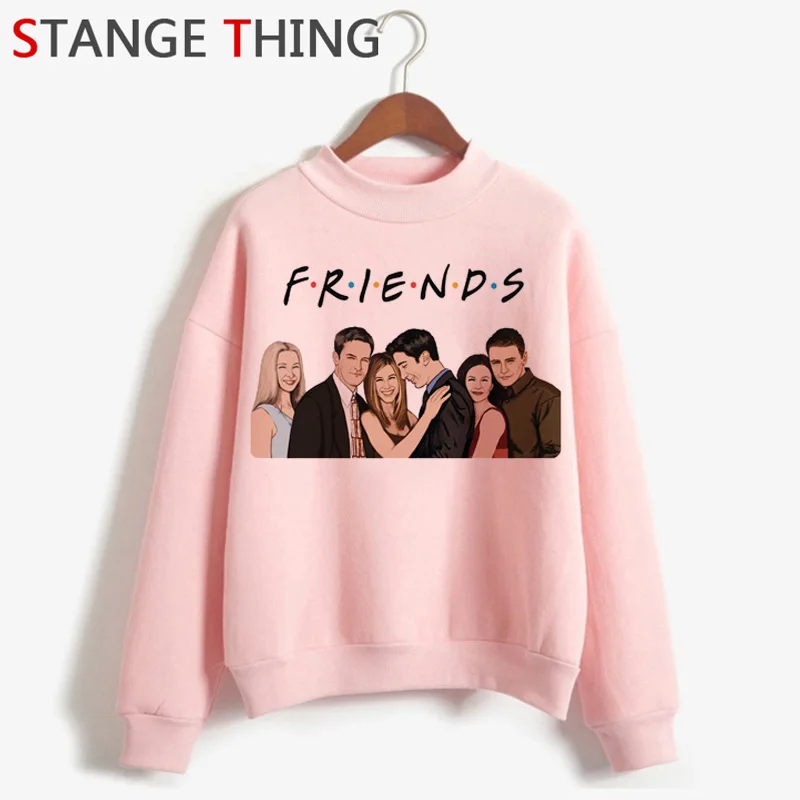 New Friends Tv Show Harajuku Funny Cartoon Hoodies Women Best Friends Ullzang 90s Fashion Sweatshirts Warm Graphic Hoody Female - Цвет: H3605