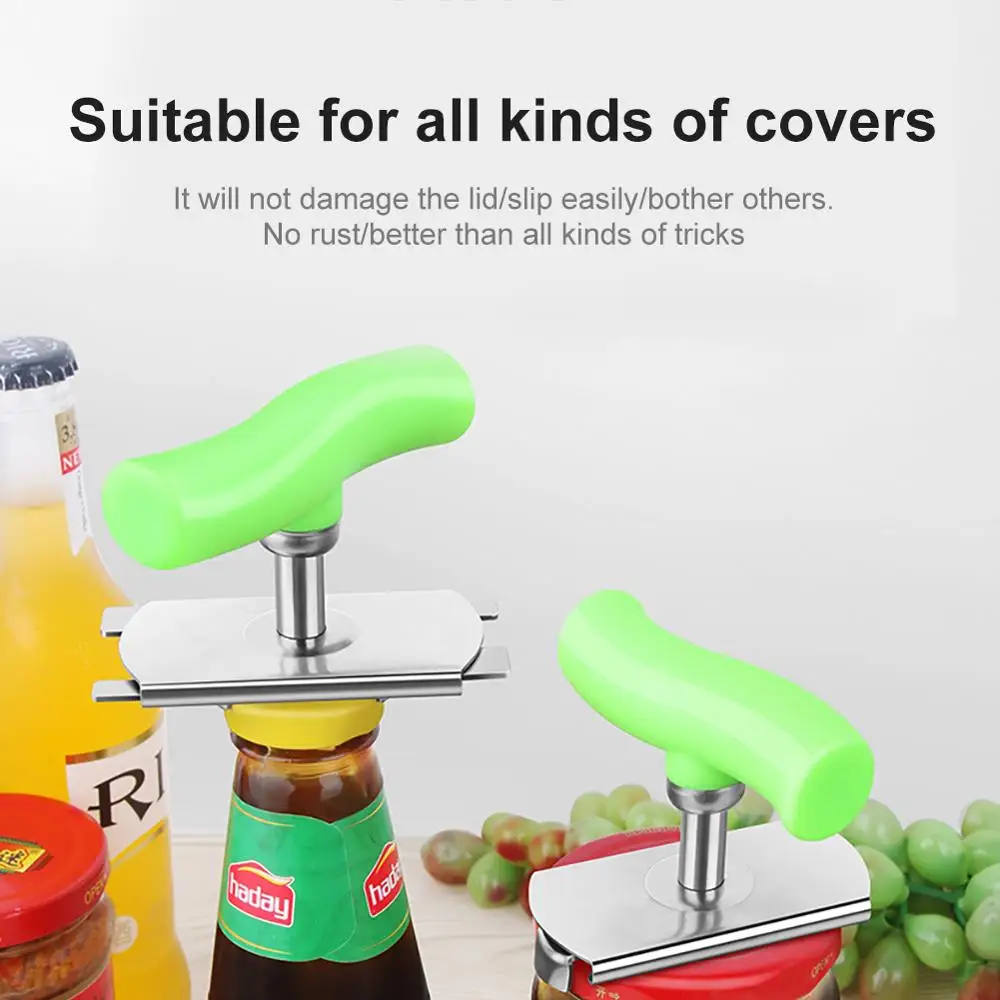 

Multifunction Beer Bottle Stainless Steel Opener Labor-saving Sturdy and Durable Adjustable Can Opener Kitchen Tool Easy to Use