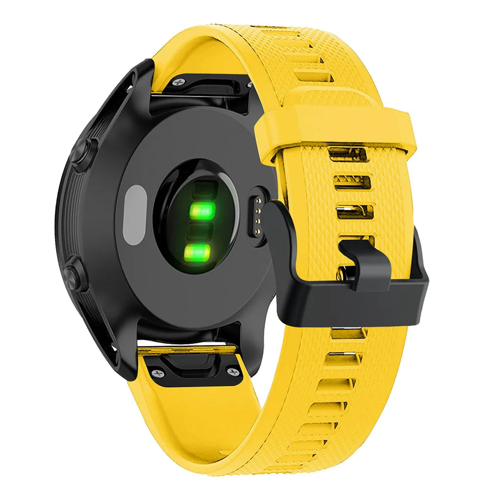 22 см силиконовый ремешок для Garmin Forerunner 945/935/Fenix 5/Plus различные цвета свет и гибкая Мода