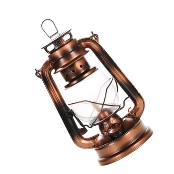 

1pc Kerosene Lamp Multipurpose Portable Iron Oil Lamp Hanging Lantern for Outdoor Camping Bar Pub