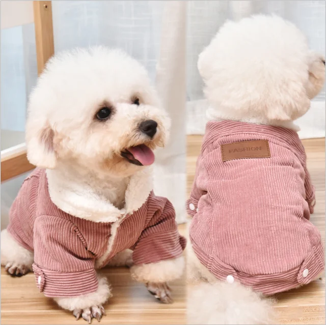 Ropa perro Ropa gruesa de invierno para perros pequeños, abrigo suave de lana para mascotas para cachorros de Chihuahua Bulldog, chaqueta cálida para perros y ropa invierno perro - AliExpress