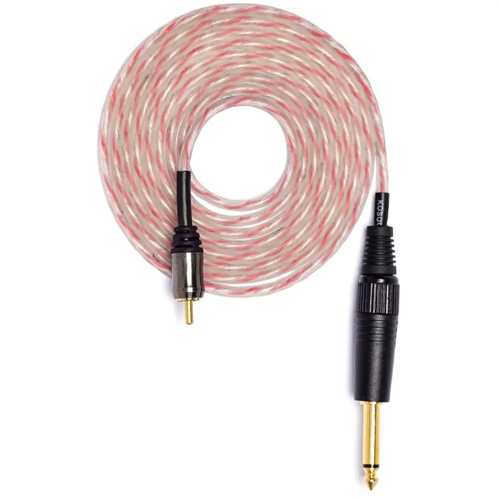 

Tattoo Clip Cord RCA Soft Silicone Cord Tattoo Power Supply RCA Connection Clip Cord Tattoo Wire Hookline for Tattoo Machine Foo