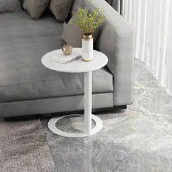 Mesas de centro ovaladas para el hogar, mesa de centro blanca para el hogar, de diferentes colores