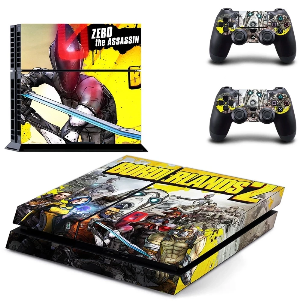 Игра Borderlands 3 наклейка для PS4 Стикеры наклейка для DualShock Игровые приставки 4 консоли и 2 контроллеры наклейка для PS4 Стикеры винил