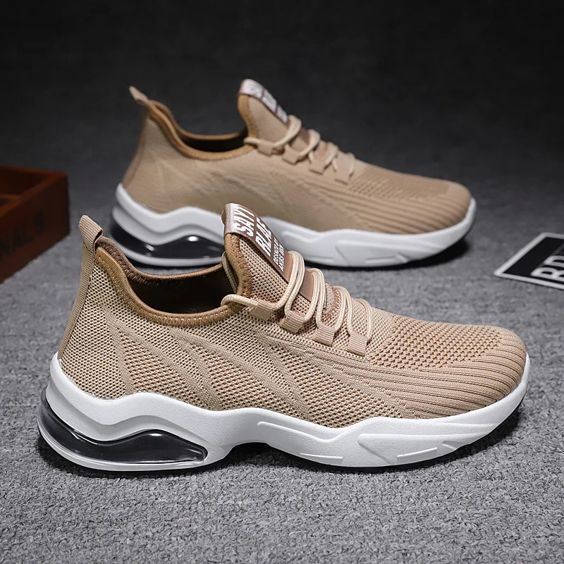 

Men Casual Shoes Fashion Air Mesh Male Sneakers Breathable Sports Running Shoes for Man Zapatos De Hombre Non-Leather Lo