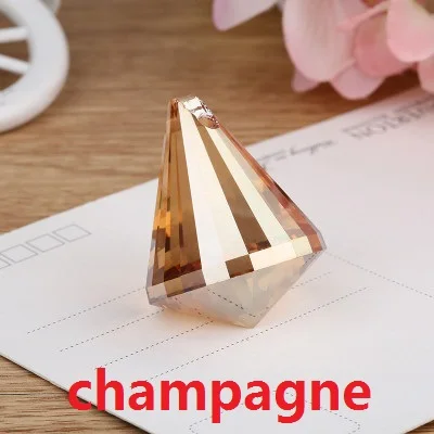 champagne Качественная Хрустальная стеклянная Алмазная шаровая модная занавеска Ювелирные изделия Подвески ручная работа Люстра хрустальные капельки аксессуары для освещения - Цвет: champagne