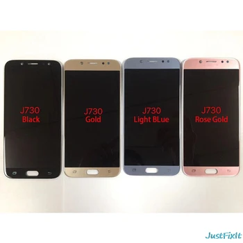

For Samsung Galaxy J7 Pro 2017 J730 J730F J730M J730H LCD Display Touch Screen Digitizer Assembly+Stickers Super AMOLED LCD