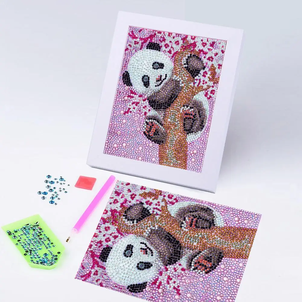 

Full Drill 5D DIY Diamond Painting Animals Panda 3D Decor Cross Stitch 5D Home Decor Embroidery G1L7