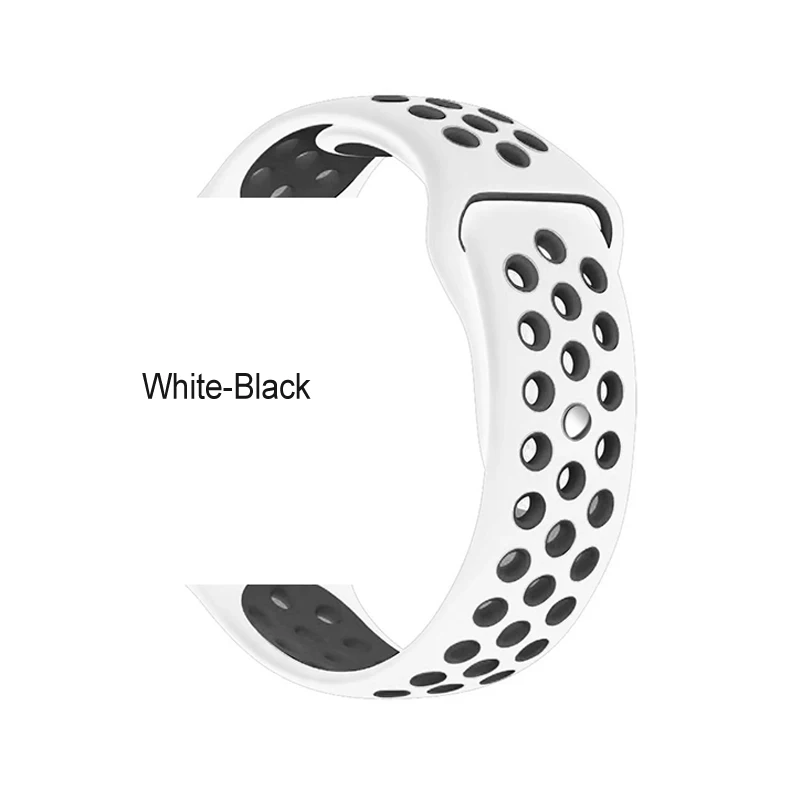 Black Buckle Silicone Sport Strap for Huami Amazfit Bip Smart Watch 20MM Replacement Band Bracelet Smart Accessories - Цвет: Розовый песок
