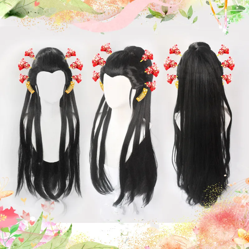 sexy nun costume Anime Demon Slayer: Kimetsu no Yaiba Cosplay Wig Daki Women White Cosplay Wig Heat Resistant Synthetic Wigs Halloween+ Wig Cap greek goddess costume Cosplay Costumes