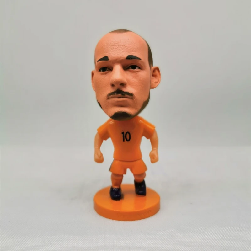 Soccerwe-figura de estrella de fútbol Sneijder, 2,55 , naranja, 2014