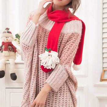 

Fashion Ladies Winter Christmas Cotton Warm Scarf Women Long Wrap