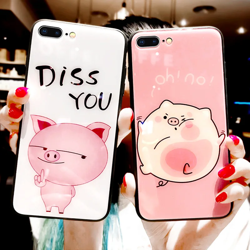 Чехол Diss You Pink для iPhone 11 Pro Max XS Max XR XS i8 i8 Plus i6 i6 Plus противоударный защитный чехол для iPhone 7 Plus
