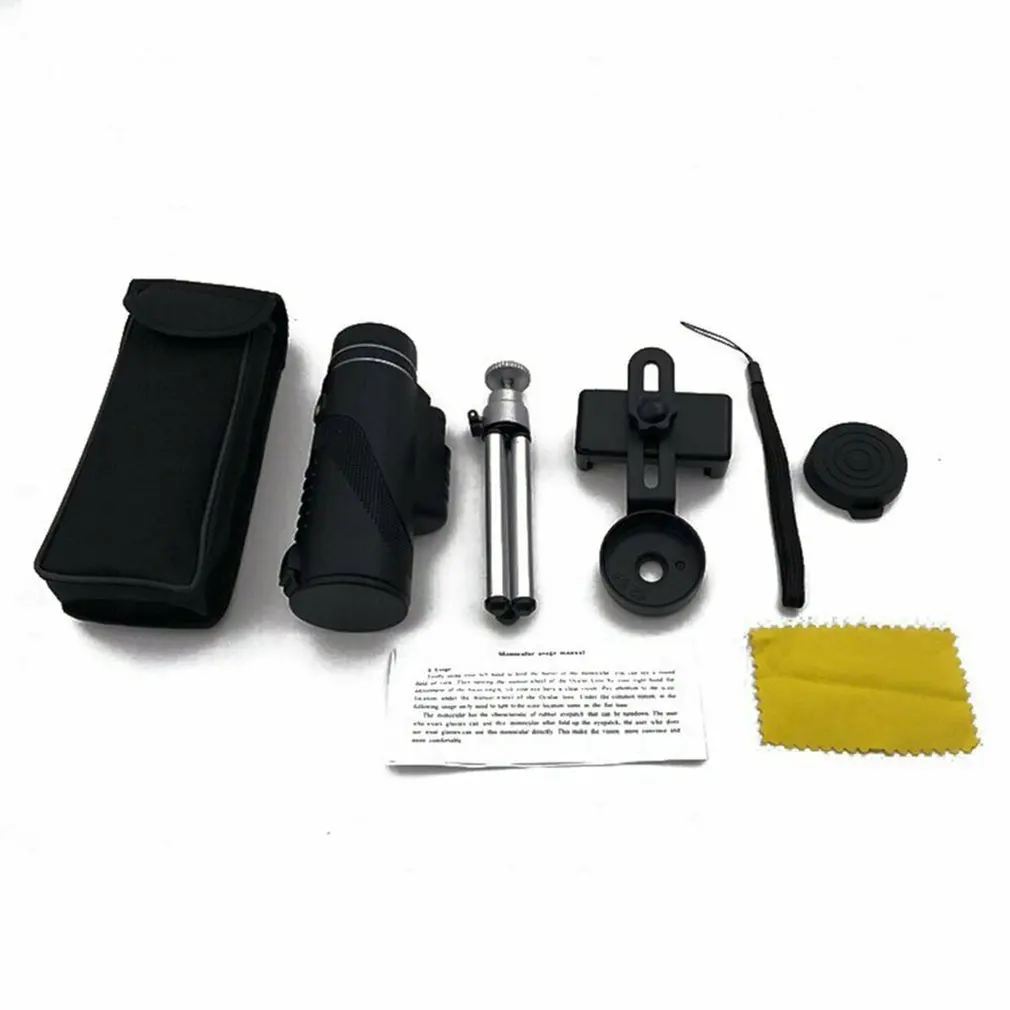 Telescope 40*60 Monoculars Low-Light Visual High-Definition High-Speed Mobile Telescope Professional Fashion Portable