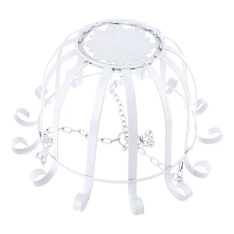 European Style Wall Hanging Flower Pot Support Bracket Hook Iron Hanger Plants Holder Balcony Home Decoration