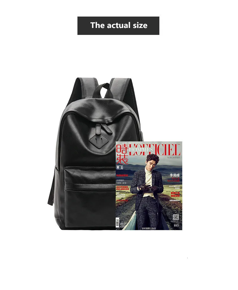Деловой Повседневный дорожный рюкзак из черной искусственной кожи, мужские сумки на плечо, Подростковый рюкзак, мужской рюкзак с usb-зарядкой, Противоугонный рюкзак