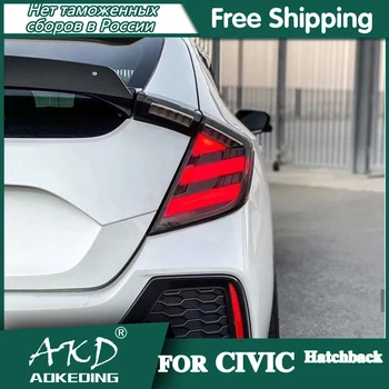 

For Car honda Civic X Tail Lamp 2016-2020 Hatchback Led Fog Light DRL Day Running Light Tuning Car TYPE-R MUGEN Tail Lights