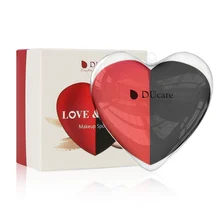 Косметический спонж в форме сердца сухой и влажный двойного назначения Косметическая пуховка пудра слоеные инструменты для макияжа