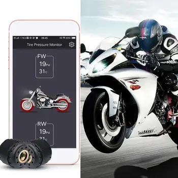 

Tpms Tire Pressure Monitoring System Motorcycles Wireless Bluetooth Android In Surveillance With Detection 2 External Sensors