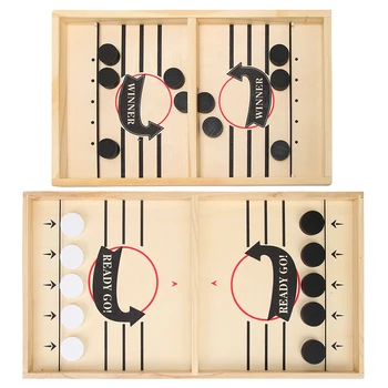 

Family Games Table Hockey Children Game Catapult Chessboard Parent-child Interactive Toy Fast Sling Puck Game Ice Hockey Games