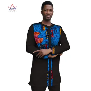 

2020 spring Mens African Clothing Plus Size 6XL dashiki men 2 Pieces african clothes for men top and pant suit cotton BRW WYN419
