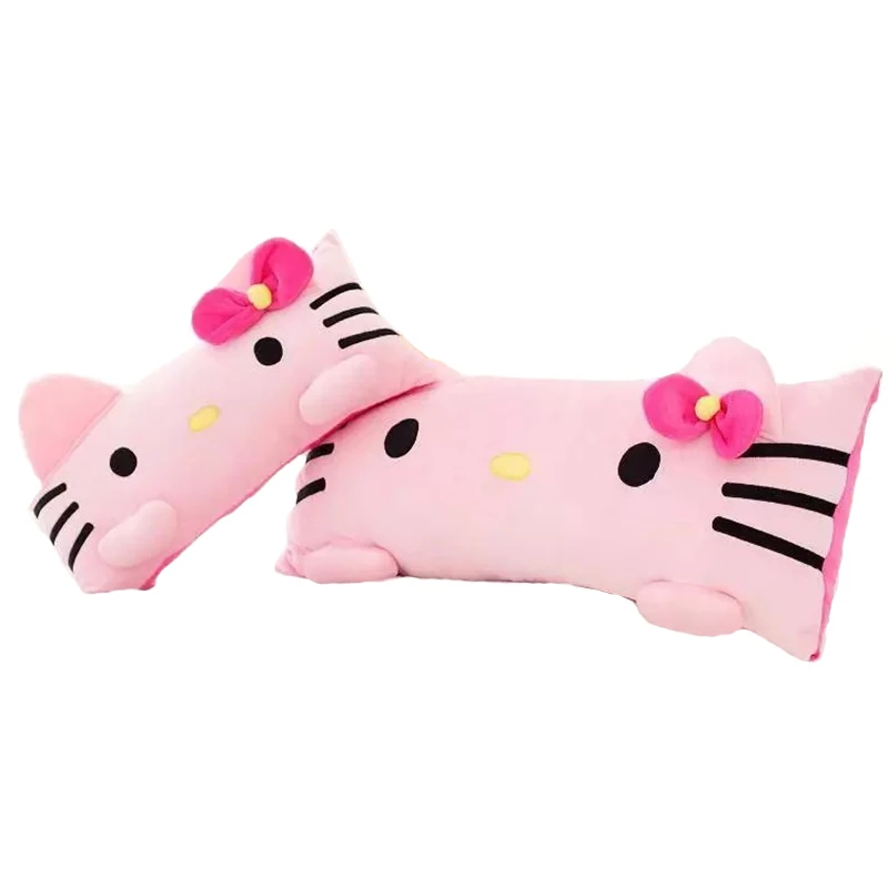 

Lovely Kitty Plush Pillow Removable and Washable Pillow KT Cat Sofa Cushion Car Waist Pillow Gift for Girls Valentine's Day