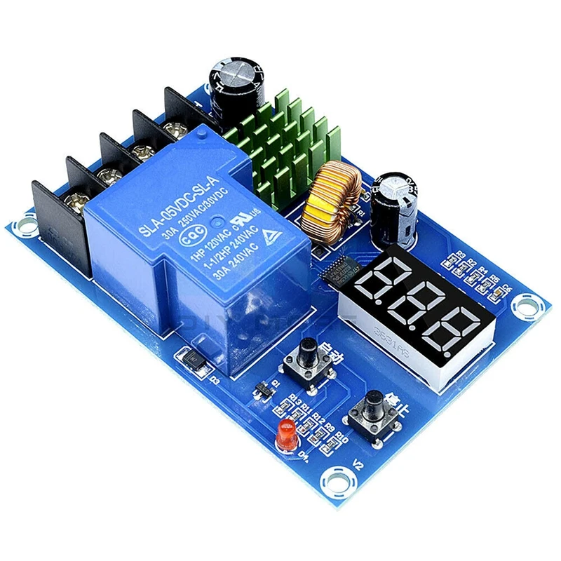 XH-M604 60 в свинцово-кислотный контроллер зарядки аккумулятора переключатель защиты 12 В 24 в 48 в