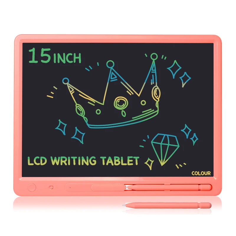 15 Inch Big Screen Wide Size LCD Writing Tablet Learning Pad Education Memo Board Adults Business Notebook Kids Drawing Toys 7