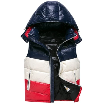 

homme New mc Brand Coat Jacket Men Winter Snow Warm parkas parka men winter jacket sleeveless hooded