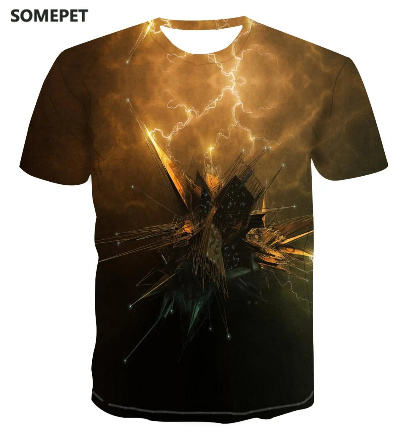 

2020 News! Fashion T-Shirt, Geometric Square T-Shirt, Men'S T-Shirt, Simple Color T-Shirt, Unique Printing T-Shirt