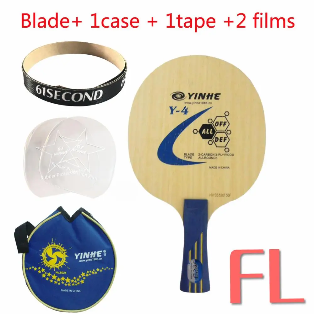 FL with Y 1 case Yinhe Млечный Путь галактика Y-4 Y4 Y 4 настольный теннис пинг понг лезвие - Цвет: FL with Y 1 case